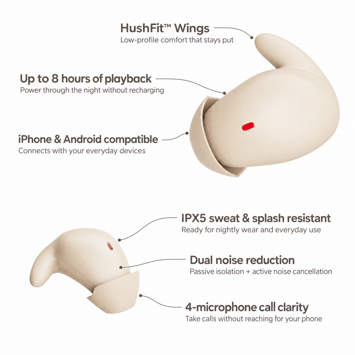 Hushly SleepBuds